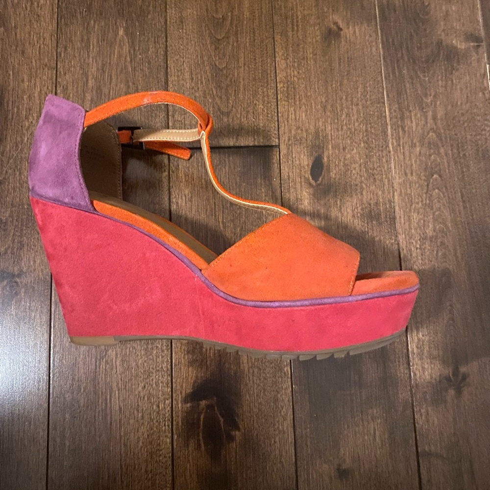 Funky suede Clark’s shoes from London